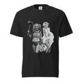 Harley & Marylin T's unisex heavyweight tee 100% ring-spun cotton garment-dyed relaxed fit with vintage pop culture graphic