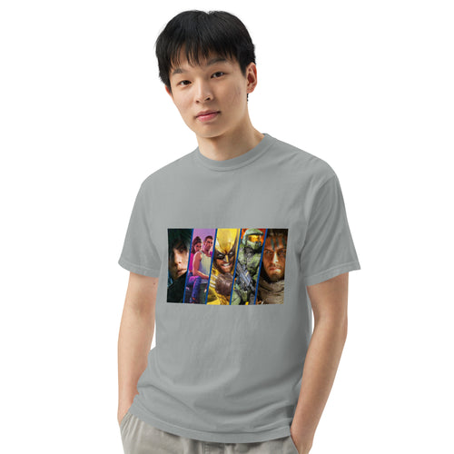 Gamer Shirt unisex heavyweight garment-dyed t-shirt with relaxed fit and gaming-inspired front print
